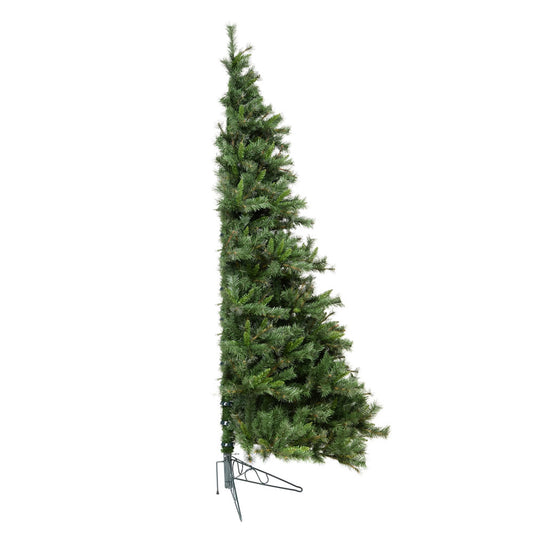 Vickerman 7.5' Westbrook Pine Half Artificial Christmas Tree Unlit