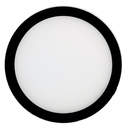 Bulbrite 773601 5 in.Round 10.3-Watt 3000K LED Flush Mount Light, 850 Lumens, Black