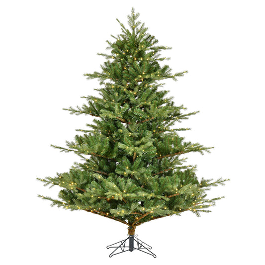 Vickerman 6.5' x 63" Sherwood Fir Tree LED. Features 2216 PE/PVC Tips
