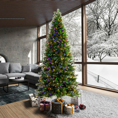 Vickerman 9' x 51" Jackson Pine Artificial Pre-Lit Christmas Tree Multi-Colored Lights.