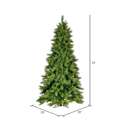 Vickerman 12' x 73" Brighton Pine Artificial Christmas Tree Unlit
