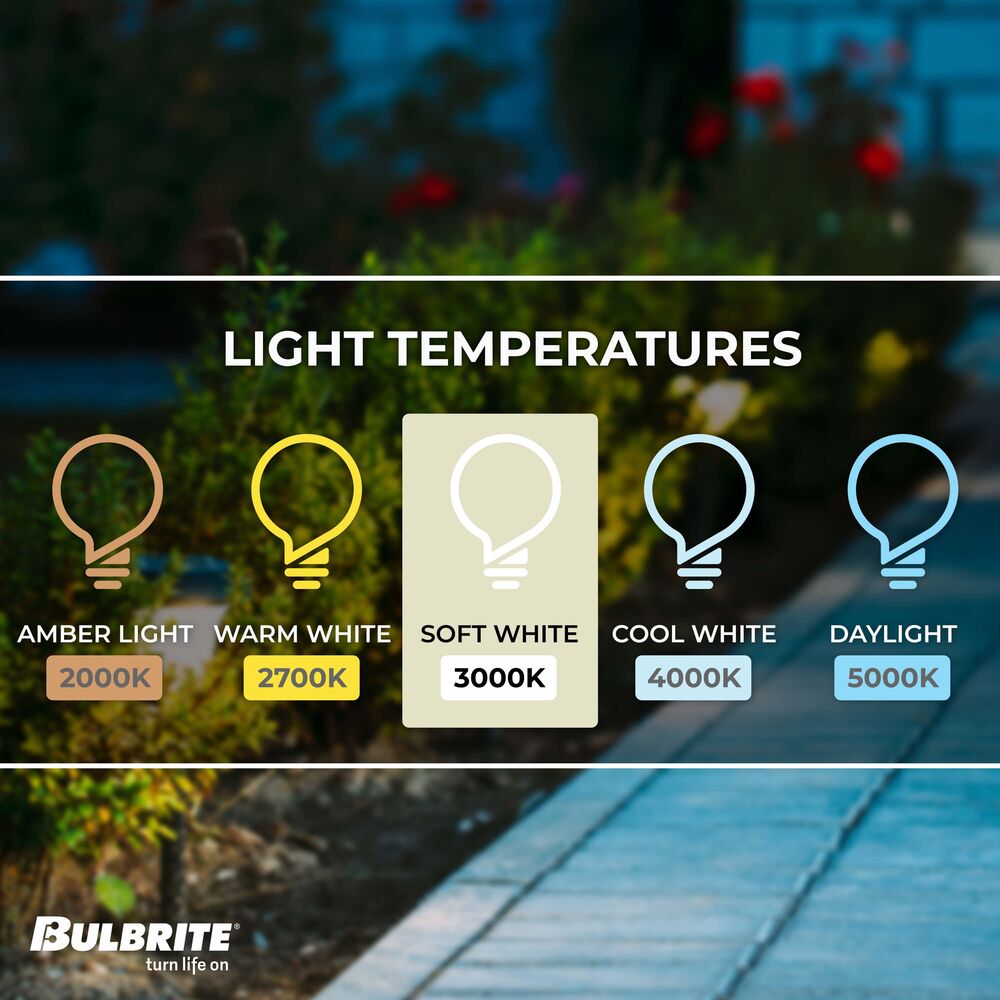 BULBRITE HALOGEN T4 BI-PIN (GY8) 35W DIMMABLE LIGHT BULB 2900K/SOFT WHITE 5PK (655035)