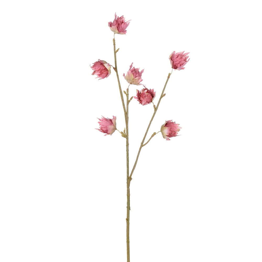 Vickerman 24" Artificial Mauve Hibiscus Spray. Includes 3 sprays per pack.