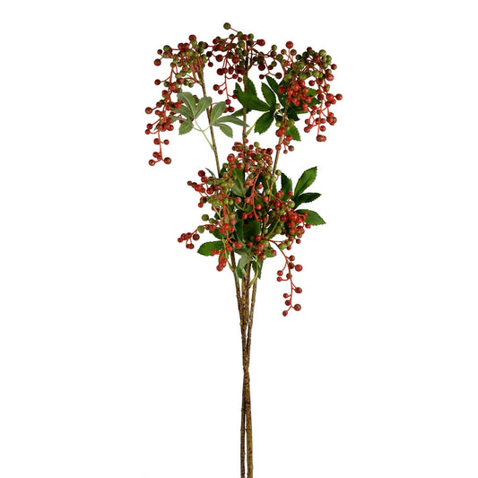 Vickerman 38" Artificial Red Berry Spray. There are 3 sprays per pack.