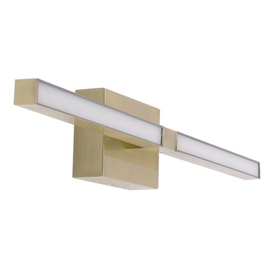 Westgate Rotatable Slim Vanity 24In 20W 5Cct 1400 Lumens C90 Dim, Gold, Commercial Indoor Lighting, 20W, 1400 Lumens, 27K/30K/35K/40K/50K, Brushed Bruss Finish, TRIAC Dimming