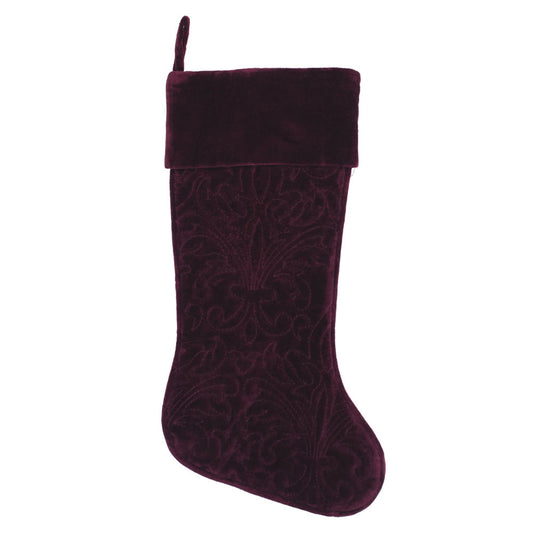 Vickerman Decorative 8" x 19" Christmas Eve Wine Christmas Stocking