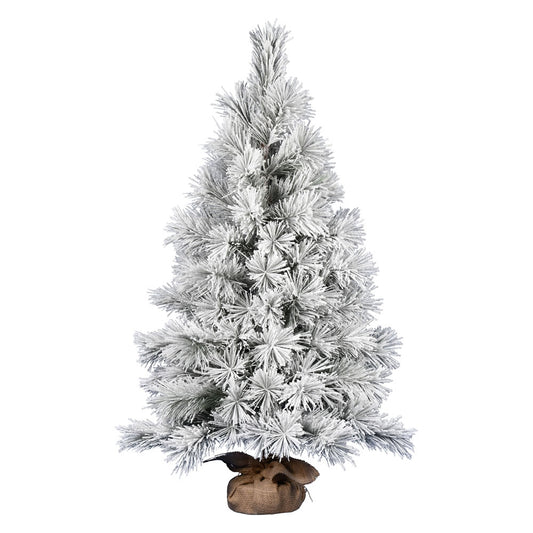 Vickerman 48" Frosted Beckett Pine Artificial Christmas Tree Unlit