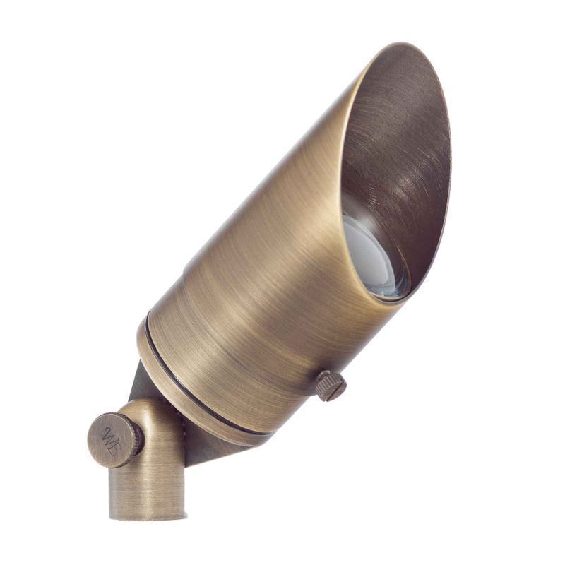 Westgate Directional Light, 12V, Landscape Lighting , 5W, 400 Lumens, 3000K, Brass Finish