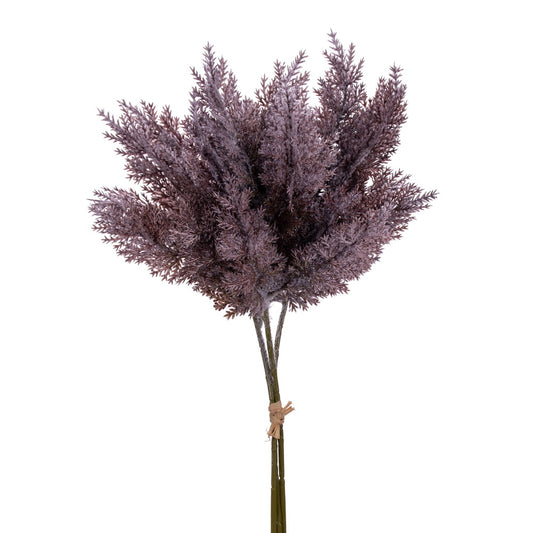 Vickerman 13.5" Dusty Brown Artificial Fern 2 per bundle.