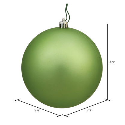 Vickerman 2.75" Celadon Matte Ball Ornament 12 per Bag