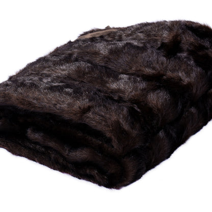 Vickerman 72" Cocoa Mink Faux Fur Tree Skirt