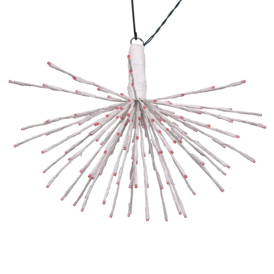 Vickerman 160Lt x 24" White Starburst Pink 5mm LED Lights.