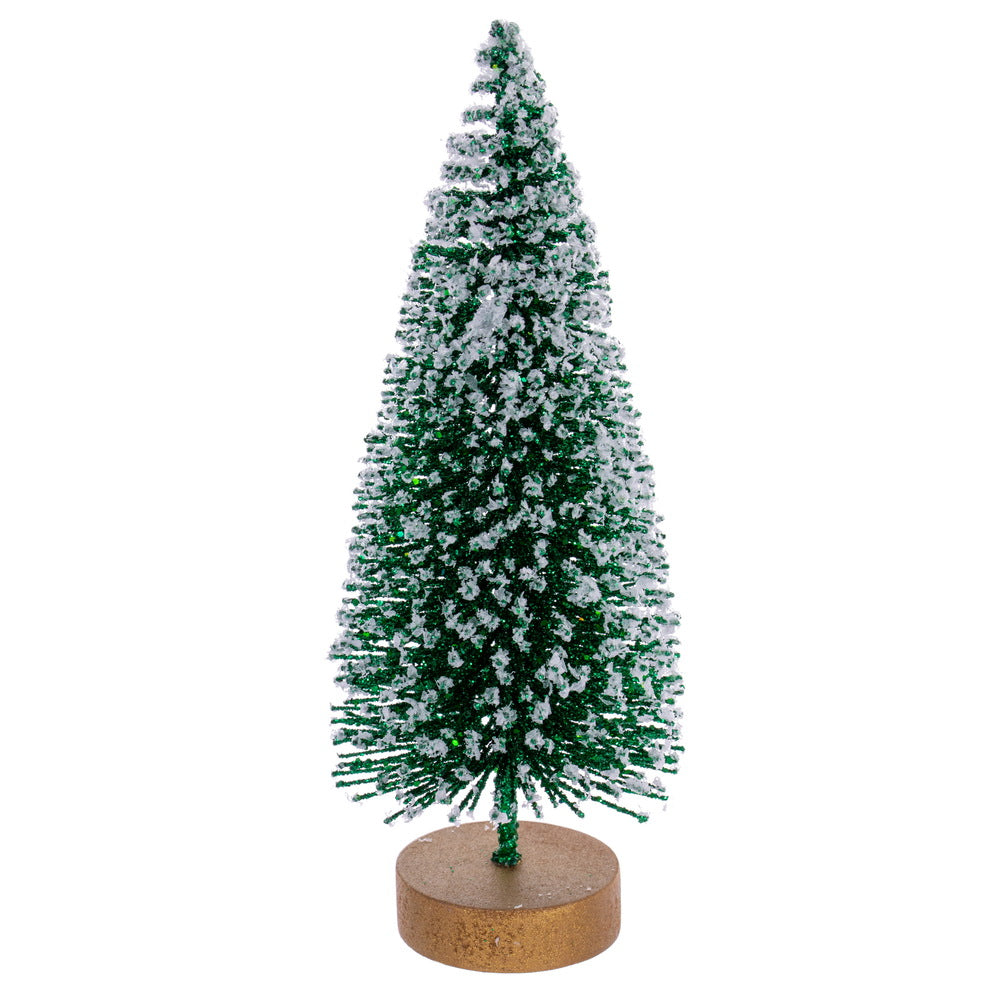 Vickerman 3"-5"-7" Emerald Sisal Bottle Brush Tree Set Set of 3