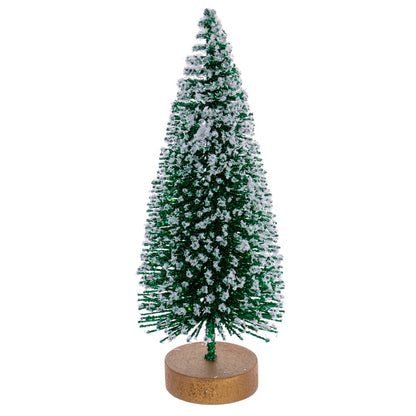 Vickerman 3"-5"-7" Emerald Sisal Bottle Brush Tree Set Set of 3