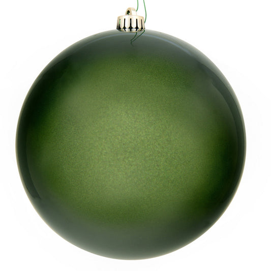Vickerman 8" Juniper Green Candy Ball Ornament