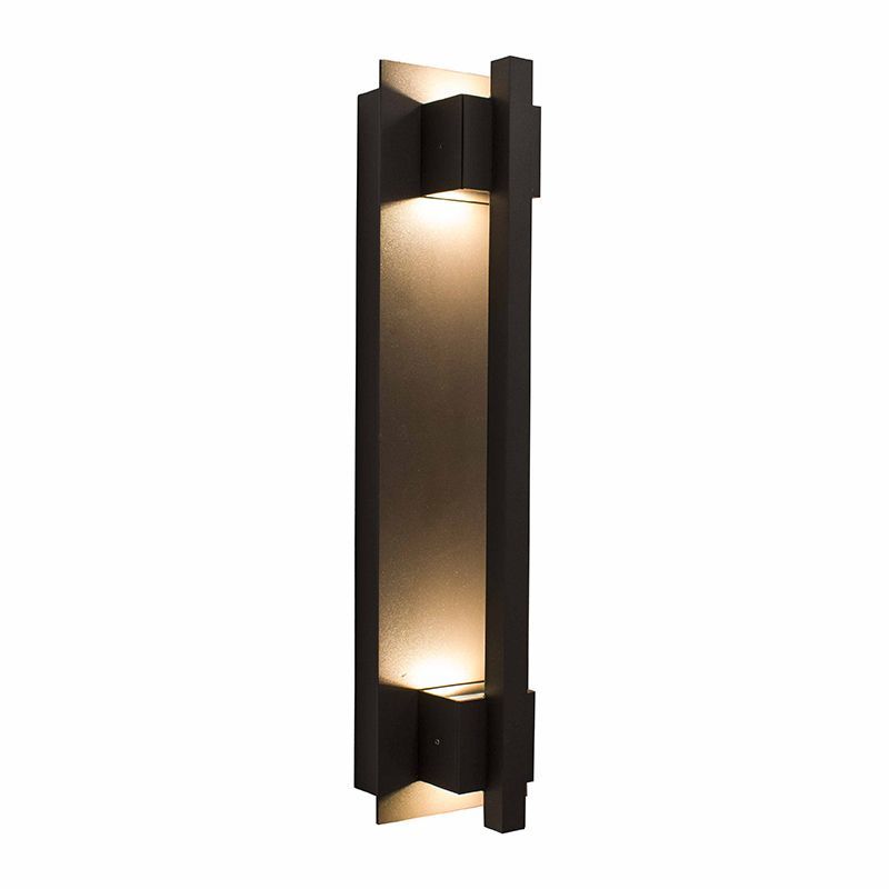 Westgate LED Wall Sconce Light, Outdoor Lighting, 10W(2.5Wx4), 900 Lumens, 4000K, Dark Bronze Finish