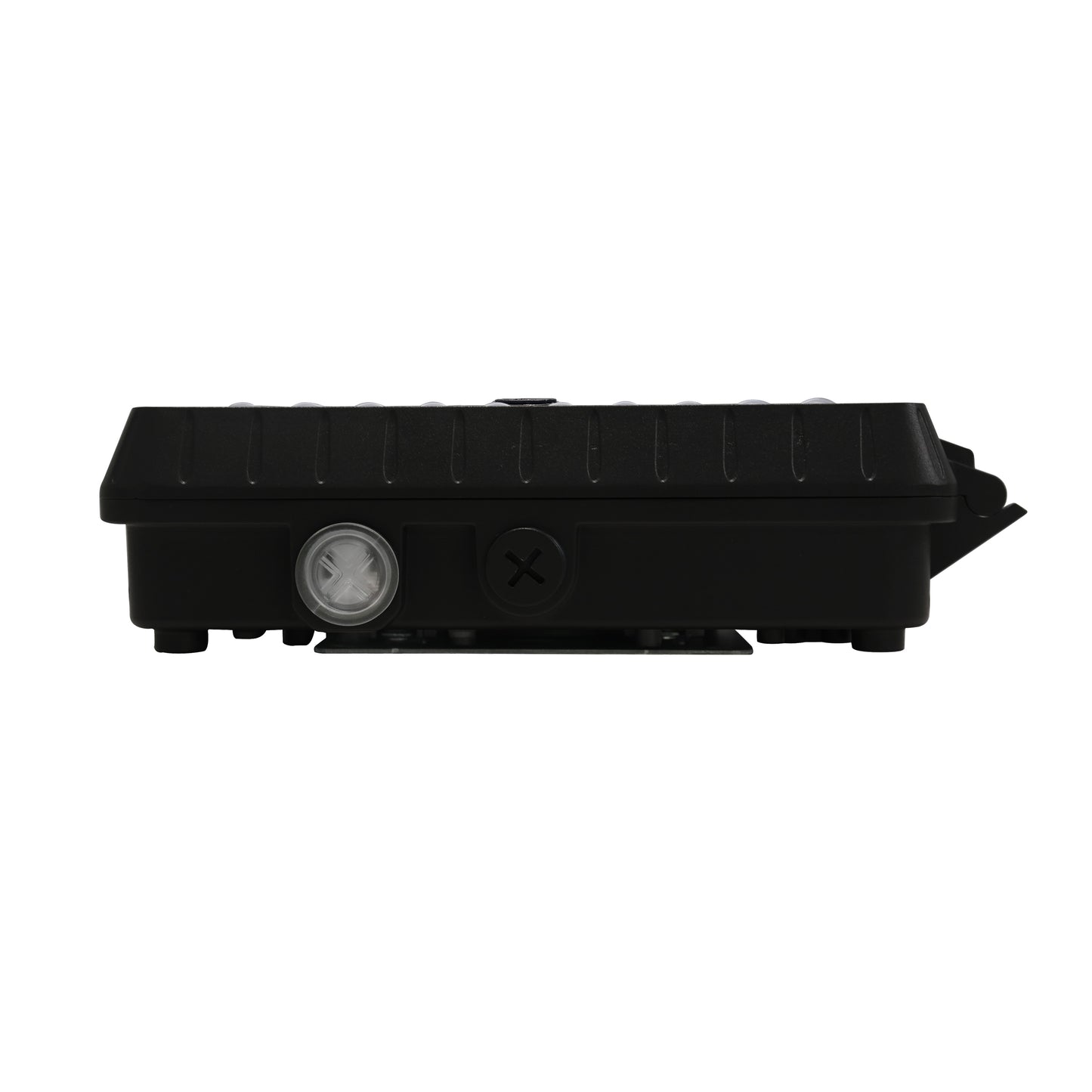 ASD Lighting LED Low-Profile Canopy with Q-base 45W 120-277V 0-10V Dimmable 140Lm/W 3000/4000/5000K with Battery Back-up 8W Black UL DLC Premium