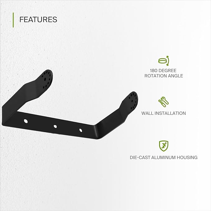 ASD Lighting Floodlight Mounting Bracket 240-300W Black