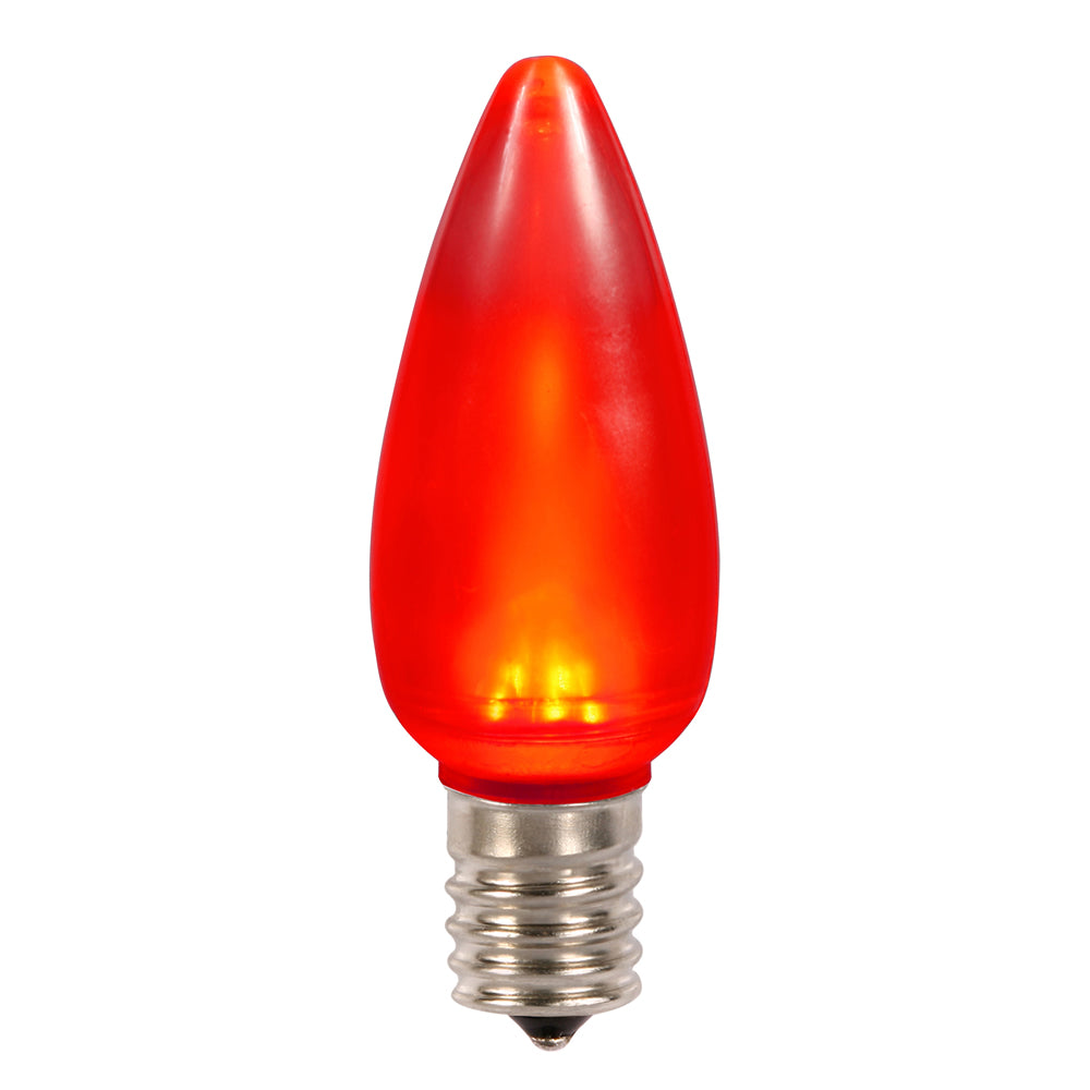 Vickerman C9 Ceramic LED Red Twinkle Bulb package of 25