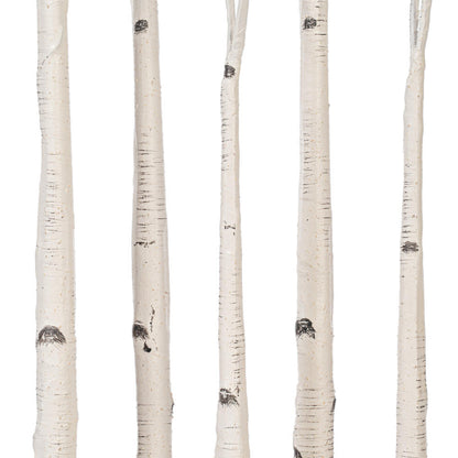 Vickerman 4' White Birch Twig Tree Grove Warm White 3mm Wide Angle LED lights 5 Piece Set.