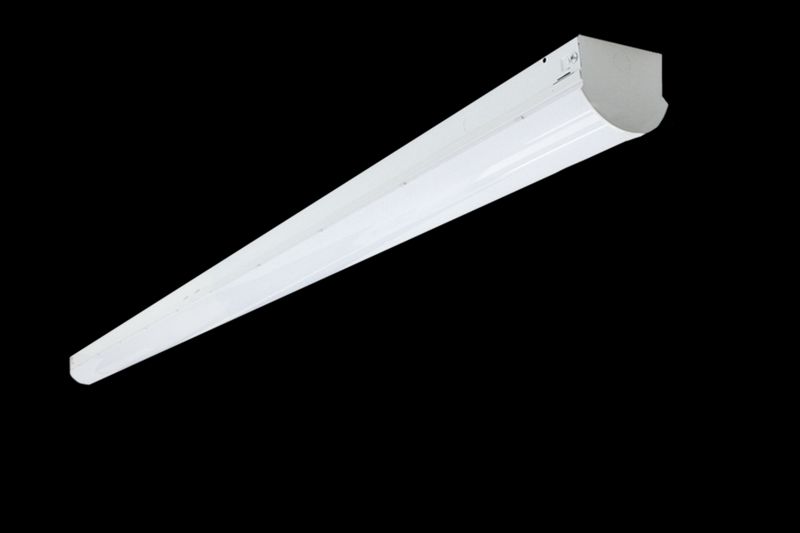 Westgate 8' LED Strip Light, 120-277V AC, Commercial Indoor Lighting, 84W, 11000 Lumens, 4000K, White Finish, 0~10V Dimmable