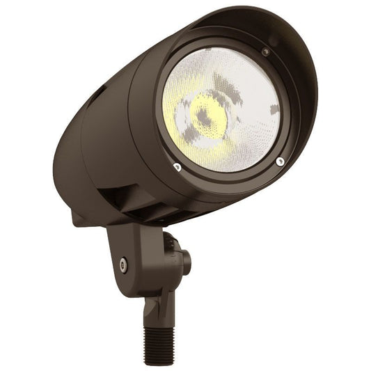 Westgate X-Gen Bullet 120-277V 10-30W Select, 30/40/50K Select, 60-Degree, Bronze, Outdoor Lighting, 10W/20W/30W, 120 Lumens/W, 3000K/4000K/5000K, Bronze Finish, 0-10V