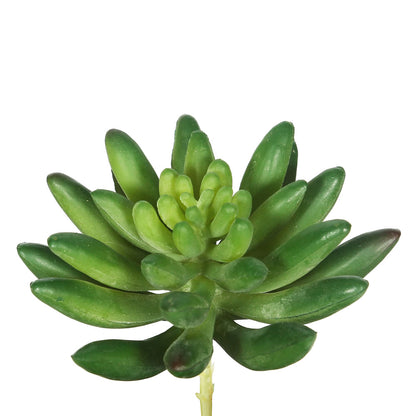 Vickerman 4" Artificial Green Succulent Stem Set of 6