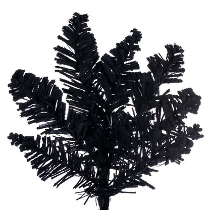 Vickerman 3' x 25" Flocked Black Fir Artificial Unlit Christmas Tree.