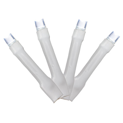 Vickerman 144 Cool White LED Cluster Light Set 24' Christmas Light Set White Wire