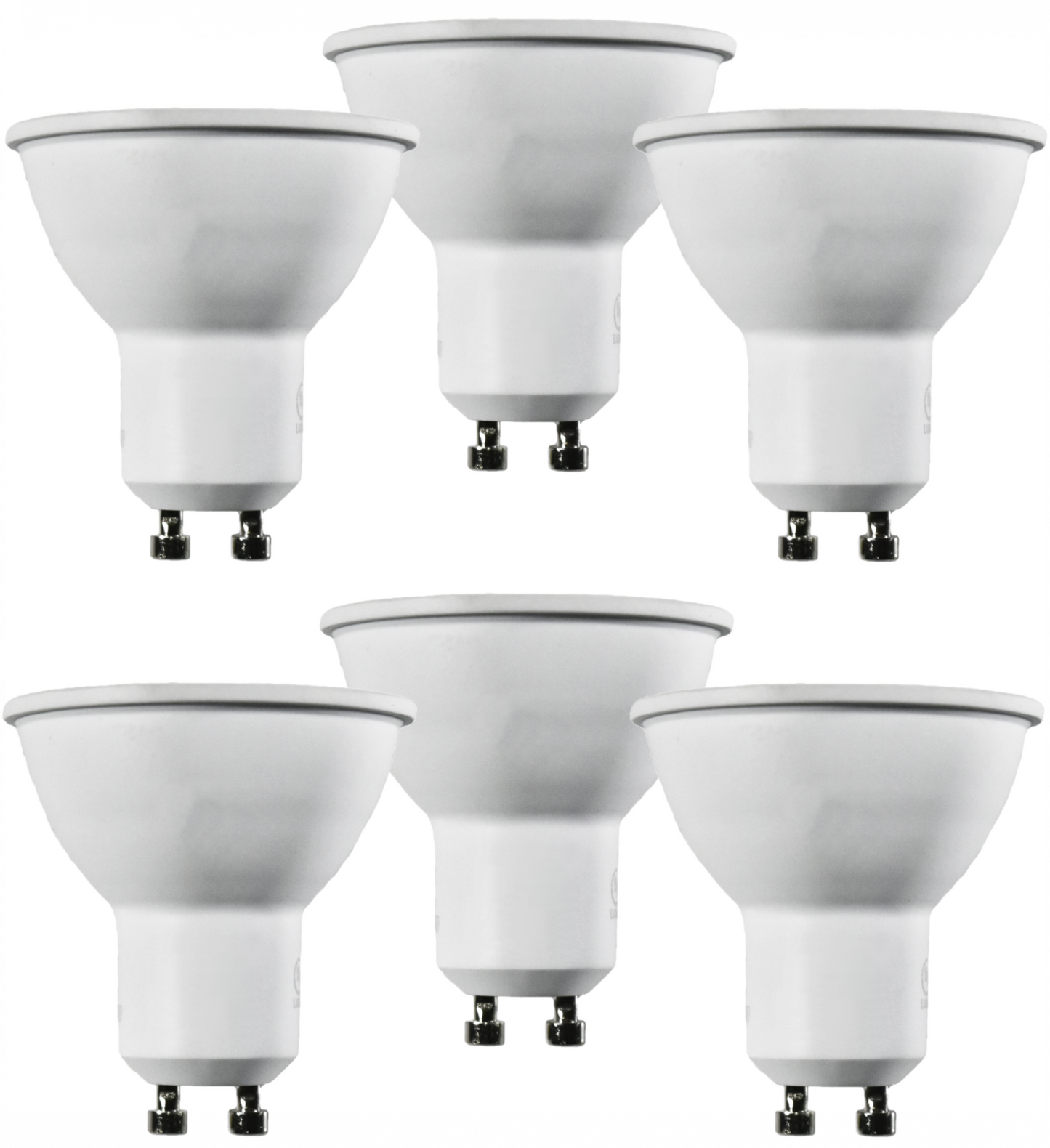 Damar PAR16 Smart WiFi LED Flood Light Bulb 5.5W 400 Lumen E26 Medium Base CCT Selectable Ideal for Track & Recessed Spot Light 120V Tuya App White Finish Pack of 6