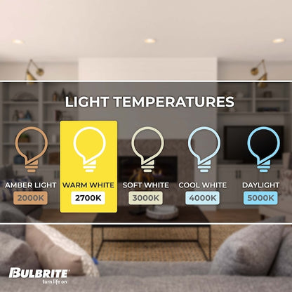 BULBRITE INCANDESCENT T10 MEDIUM SCREW (E26) 40W DIMMABLE LIGHT BULB 2700K/WARM WHITE 25PK (704040)