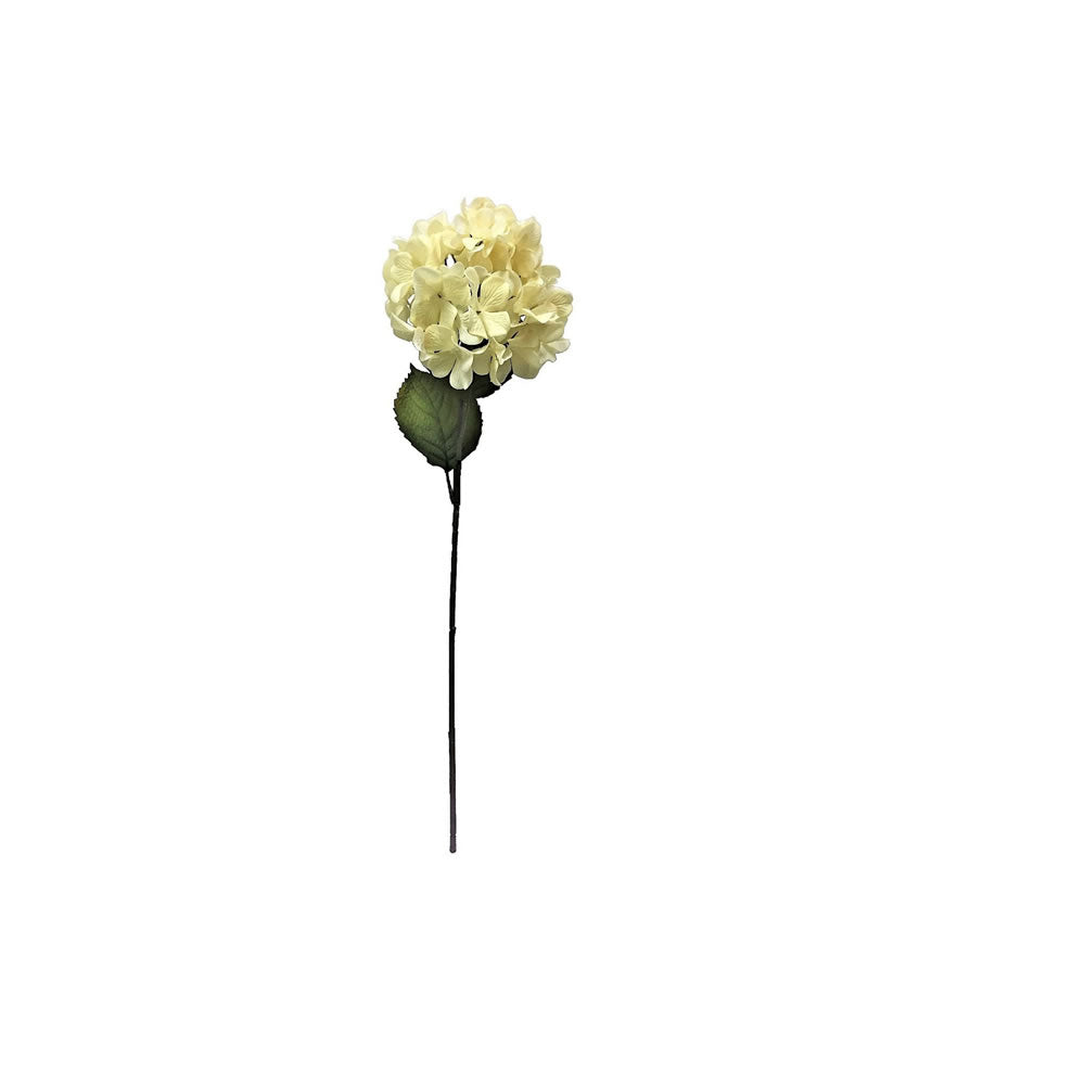 Vickerman 27" Artificial Cream Hydrangea Stem