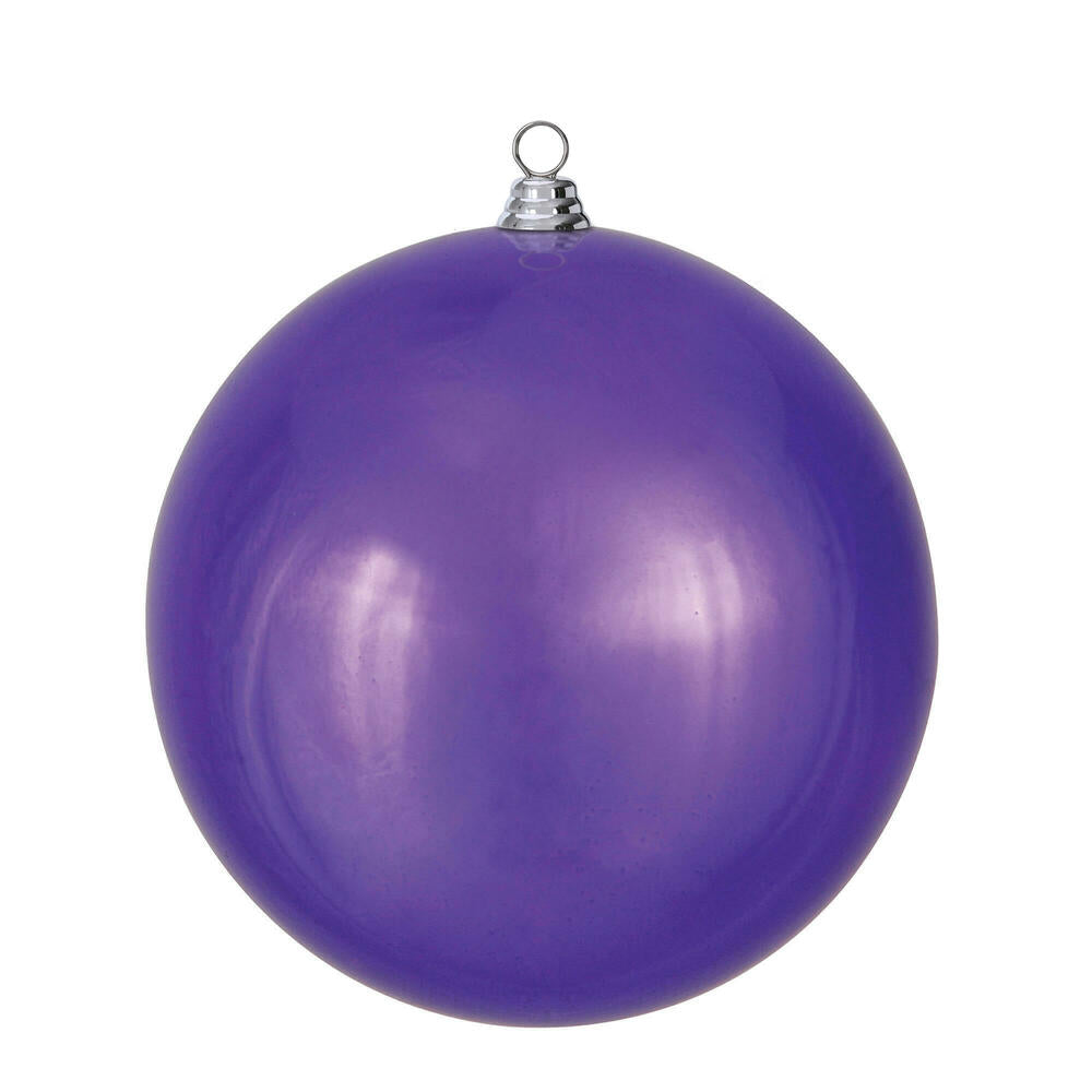 Vickerman 15.75" Plum Shiny Ball Ornament