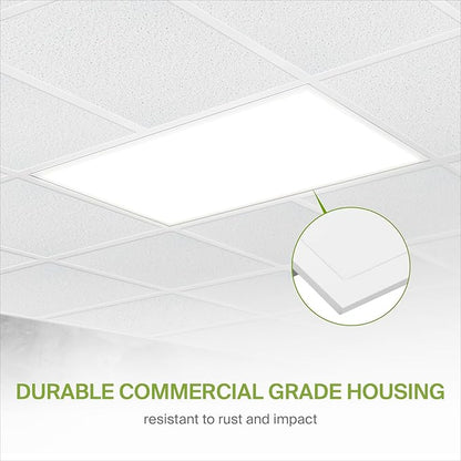 ASD Lighting LED Back-Lit Flat Panel 2x4 50W 4000K Dimmable UL DLC Premium
