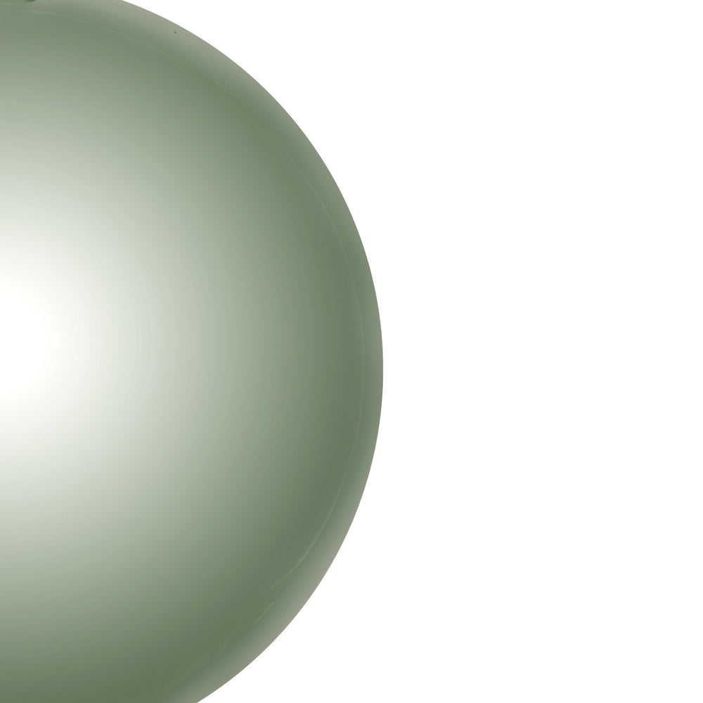 Vickerman 4" Frosty Mint Shiny Ball Ornament 6 per Bag