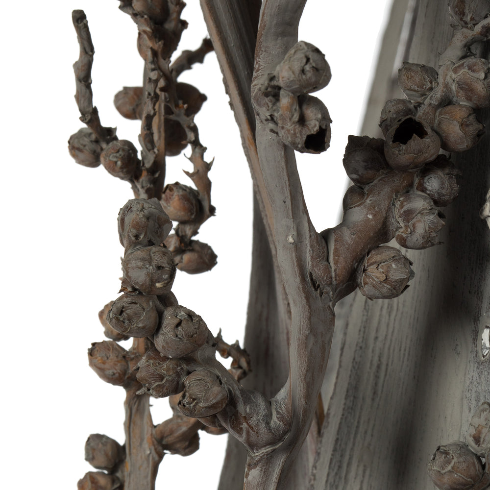 Vickerman 36" Gray Wash Bahia Spears with Seeds 2 pack Dried