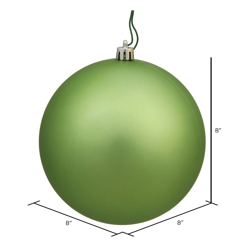Vickerman 8" Celadon Matte Ball Ornament