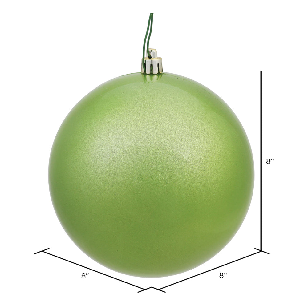 Vickerman 8" Celadon Candy Ball Ornament