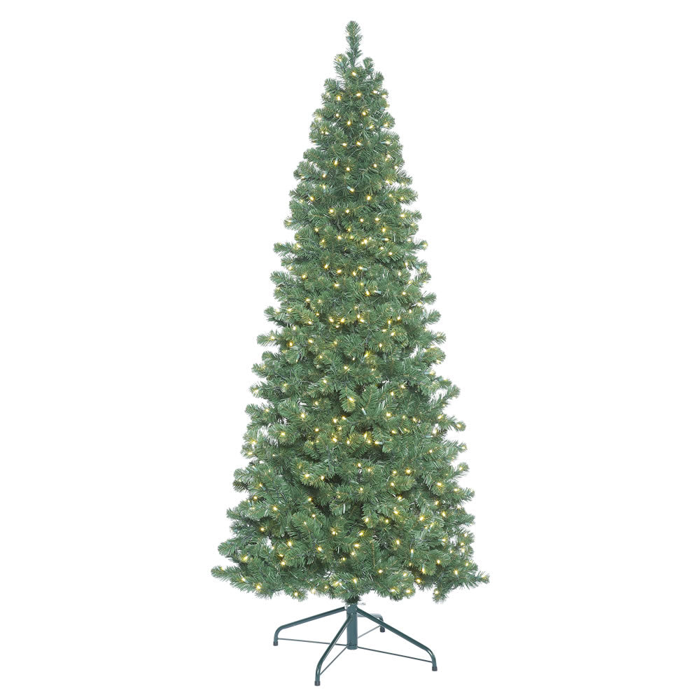 Vickerman 5.5' Oregon Fir Slim Artificial Christmas Tree Warm White LED Lights