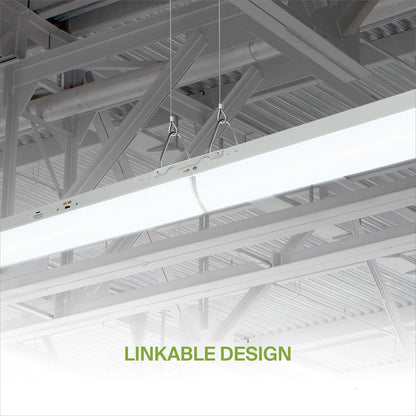 ASD Lighting LED Striplight Fixture 8ft 48/68/90W 120-277V 0-10V Dimmable 140Lm/W 3500/4000/5000K White UL DLC Standard