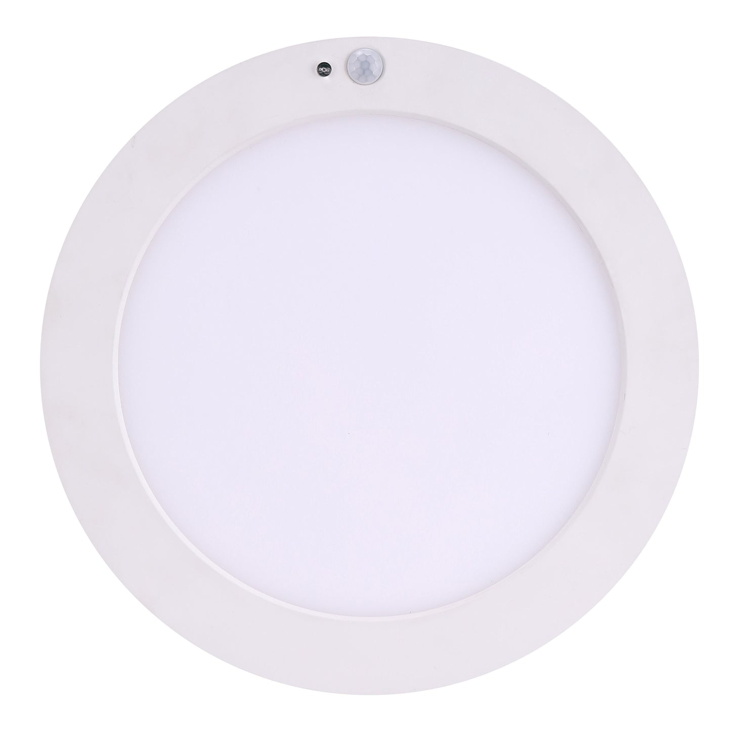 ASD Lighting LED Round Surface Mini Panel 9" 18W 120V CCT Selectable 3000/4000/5000K with Motion Sensor White ETL Energy Star