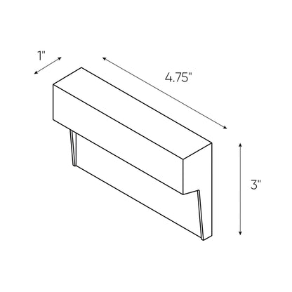 Dals Lighting Indoor/Outdoor LED Step Light, 3000K/5CCT Selectable - 120V
