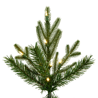Vickerman 7.5' x 56" Kingston Fraser Fir Artificial Christmas Tree with Warm White LED Lights.