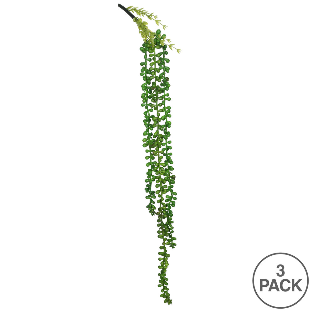 Vickerman 27" Artificial Green String of Pearls.