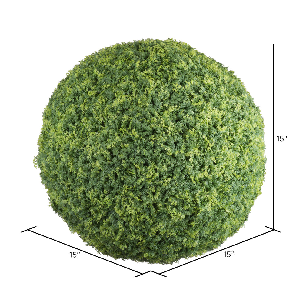 Vickerman 15" Artificial Mini Leaf Ball UV.