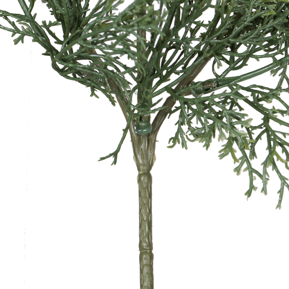 Vickerman 18" Artificial Cedar Spray. Includes 6 sprays per pack.