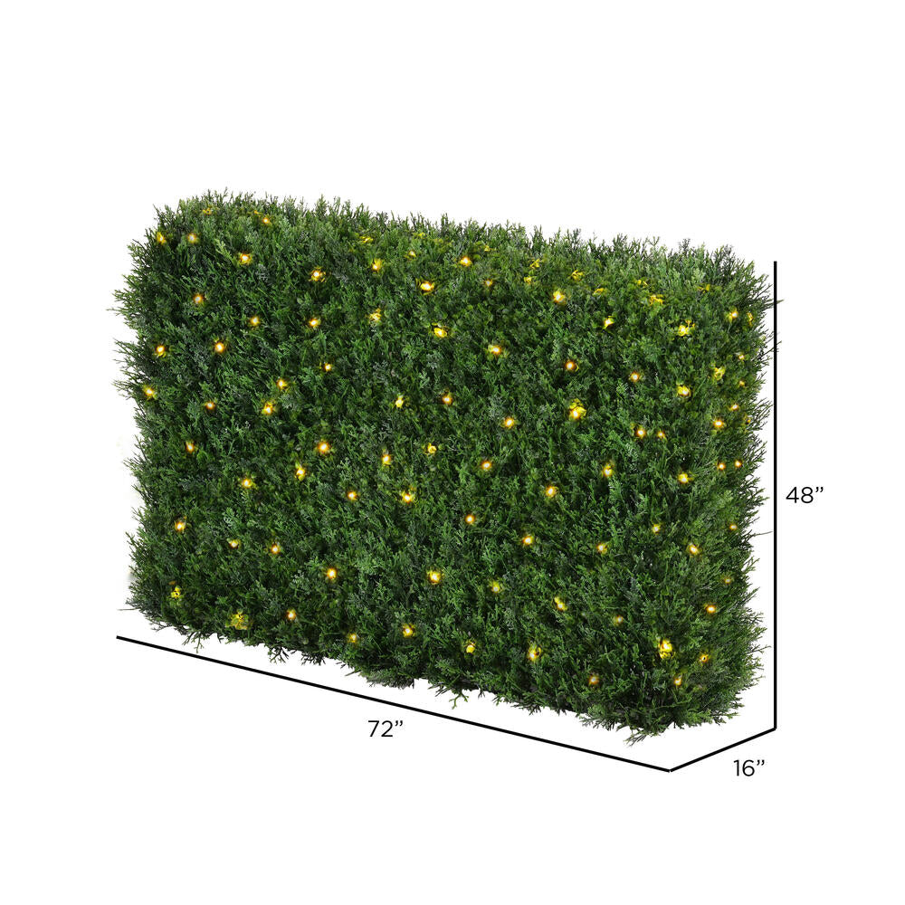 Vickerman 72" Artificial Cedar Hedge.