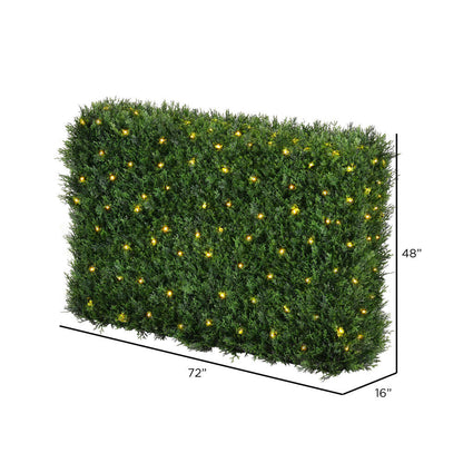 Vickerman 72" Artificial Cedar Hedge.
