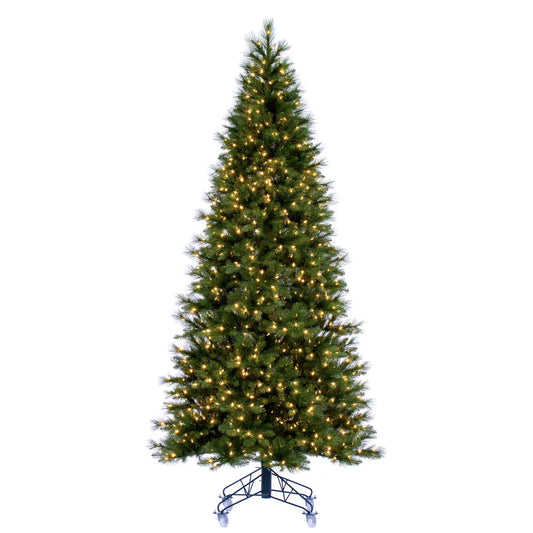Vickerman 10' x 56" Jackson Pine Artificial Pre-Lit Christmas Tree Warm White Lights.