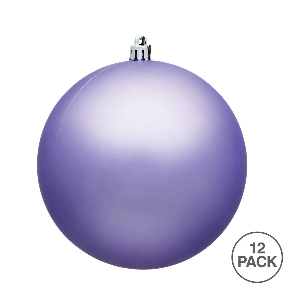 Vickerman 2.75" Lavender Matte Ball Ornament 12 per Bag